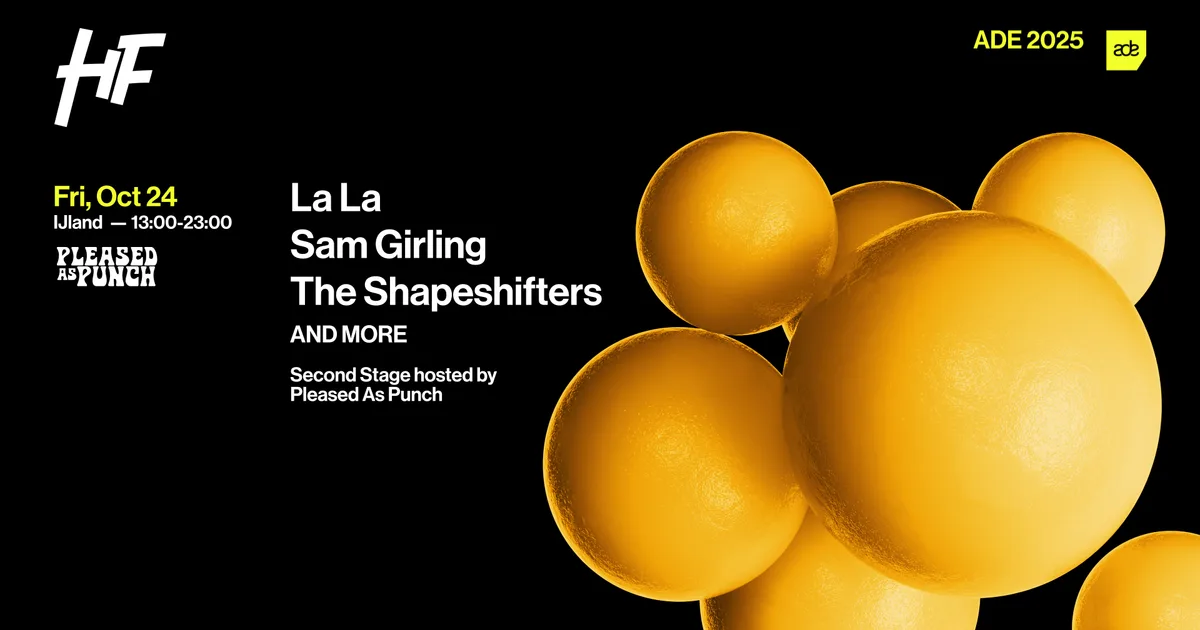 ADE Kickoff Party: Happy Feelings x Pleased As Punch – October 24 at IJland