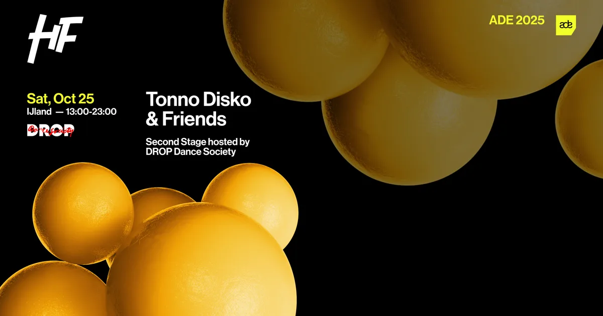 Tonno Disko & Friends at ADE 2025 – Timeless Disco & House at IJland Amsterdam