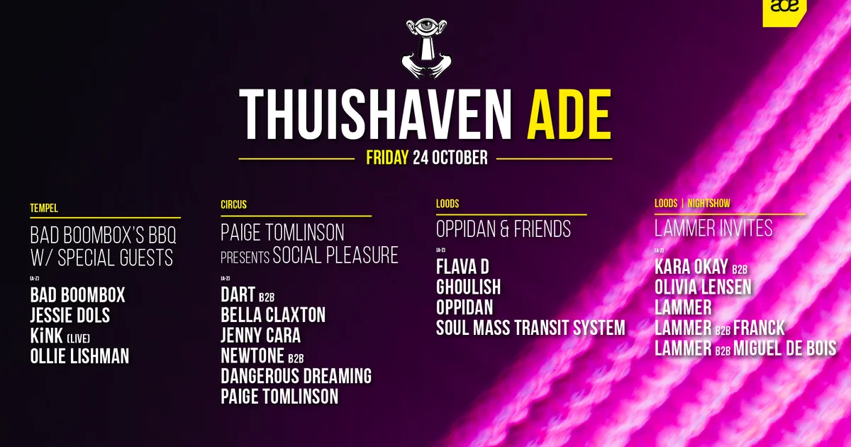 Thuishaven Day & Night Friday — ADE