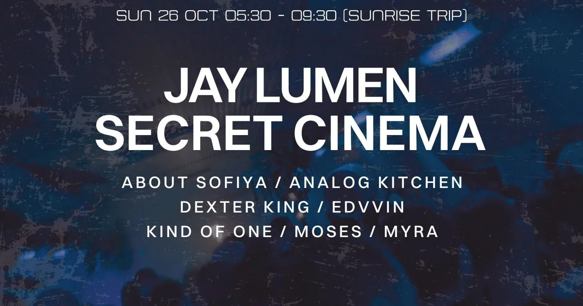 50:HERTZ Presents Jay Lumen & Secret Cinema (50:HERTZ Club Train - Sunrise Trip) — ADE