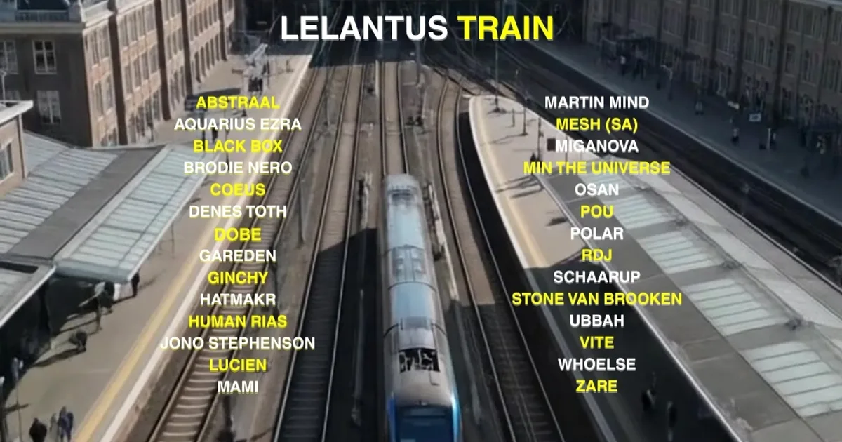 Melodic Techno Train Sunset Experience by Lelantus 2025 — ADE
