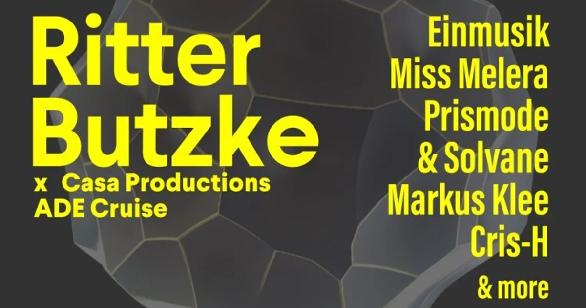 Ritter Butzke x Casa — ADE
