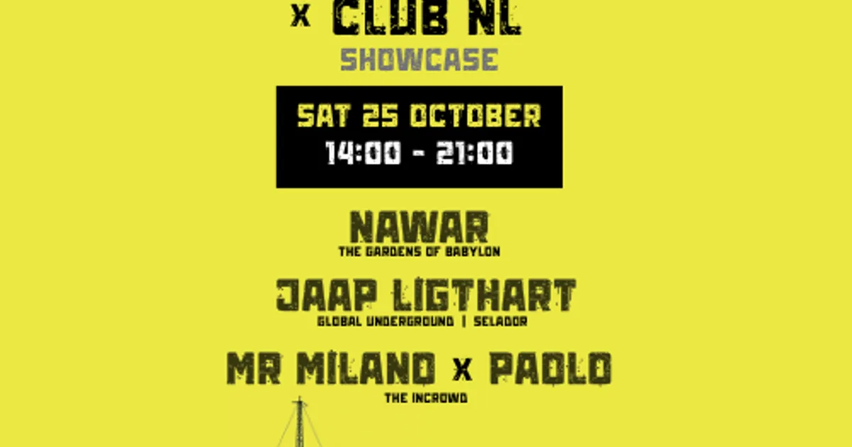 The Incrowd x Club NL showcase — ADE