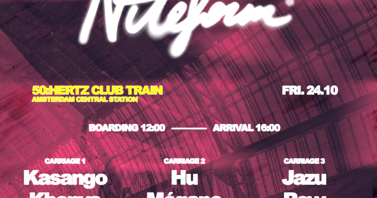 Niteform presents Kasango, Khenya, HU, Tweeman & more — ADE