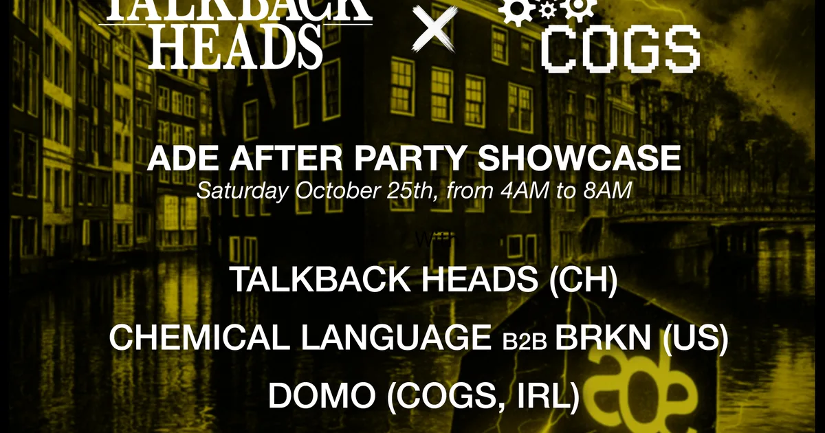 Kizuna Klang X Cogs (After Party Showcase) — ADE