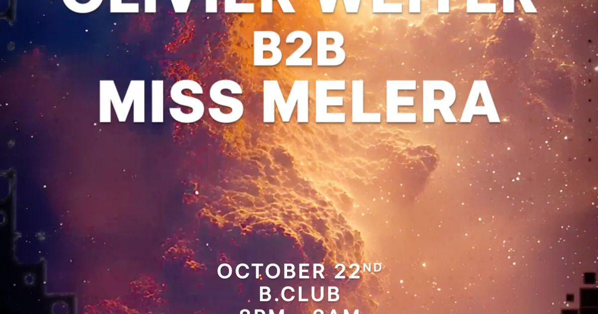 Olivier Weiter b2b Miss Melera - all night long — ADE