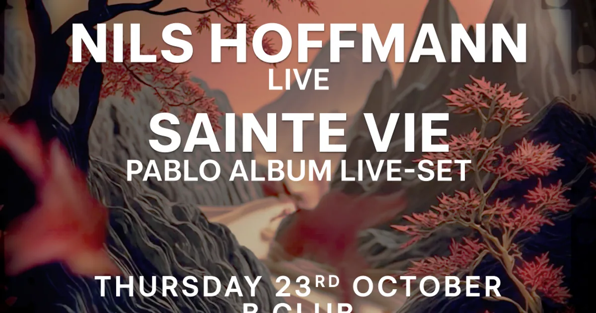 Kiasmos (DJ), Nils Hoffmann (live), Sainte Vie (live) — ADE