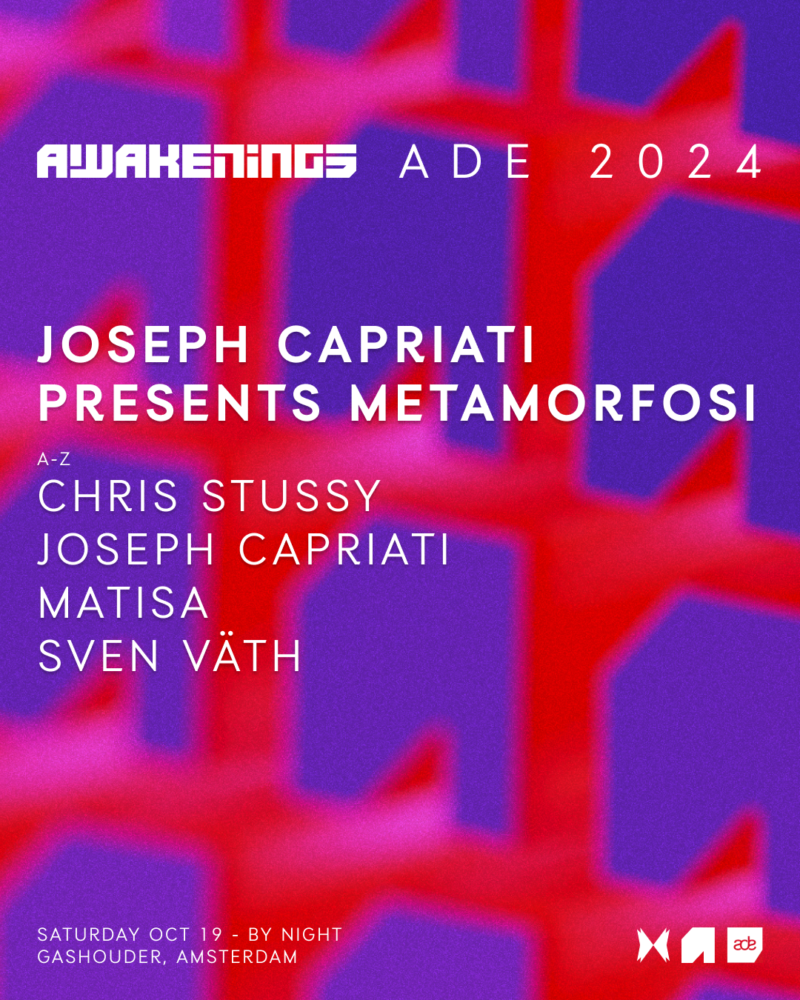 Awakenings ADE Joseph Capriati presents Metamorfosi — ADE